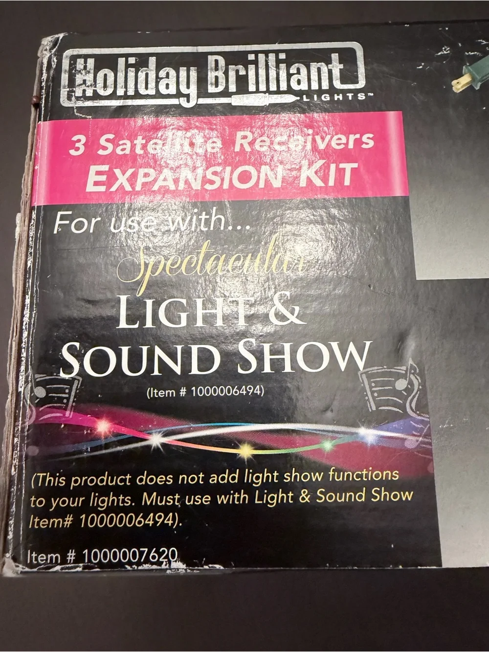 Holiday Brilliant Spectacular Light & Sound Show 3 Plug Expansion Kit TY-S-2400